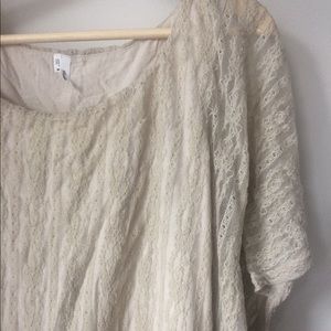 Pretty Lace Dolman Top